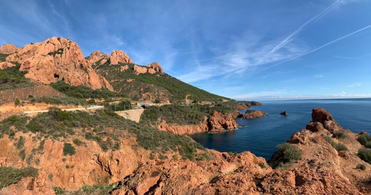 Duplex, Vue Panoramique Sur La Mediterranee, Piscine, Garage Saint-Raphaël Dış mekan fotoğraf
