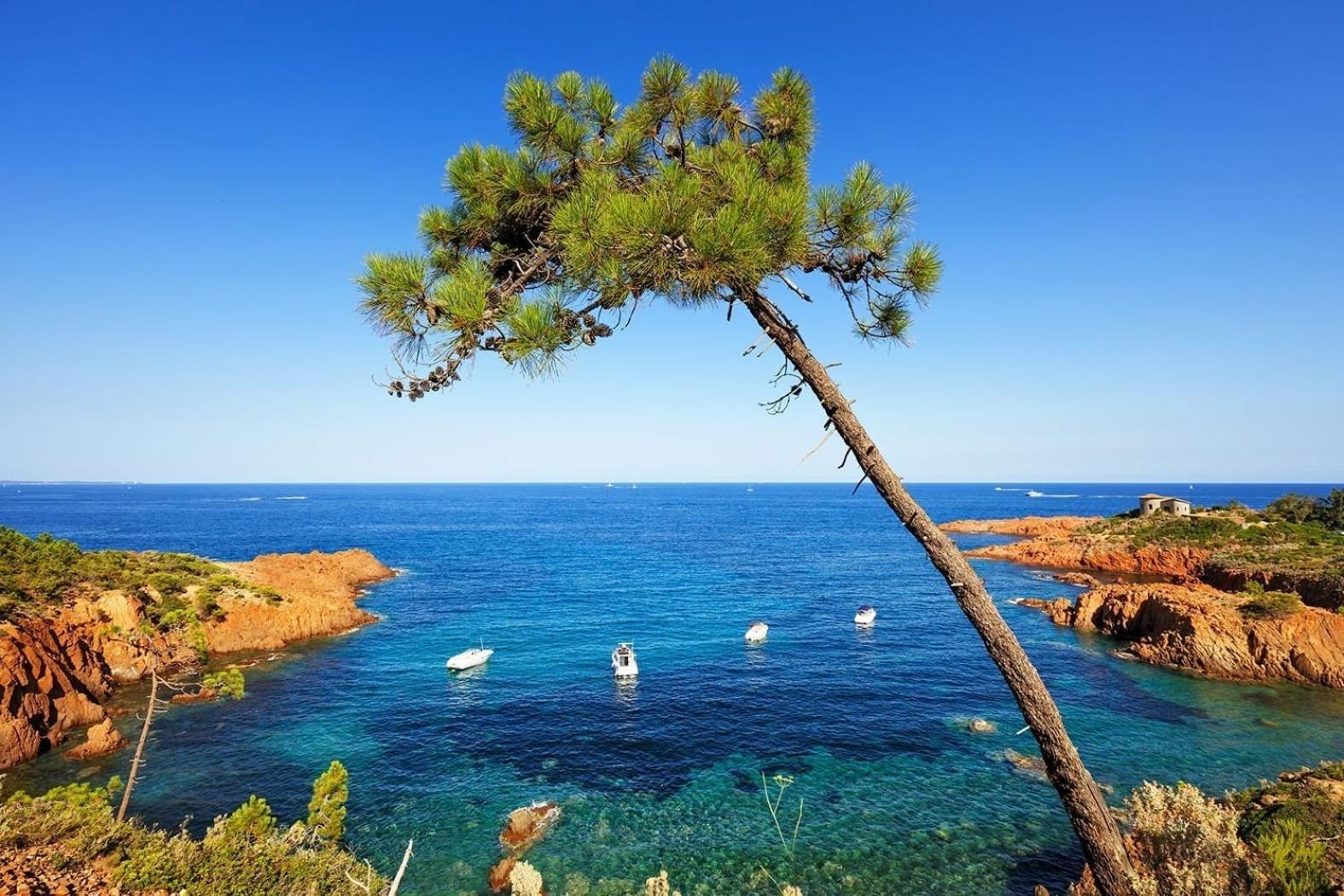 Duplex, Vue Panoramique Sur La Mediterranee, Piscine, Garage Saint-Raphaël Dış mekan fotoğraf