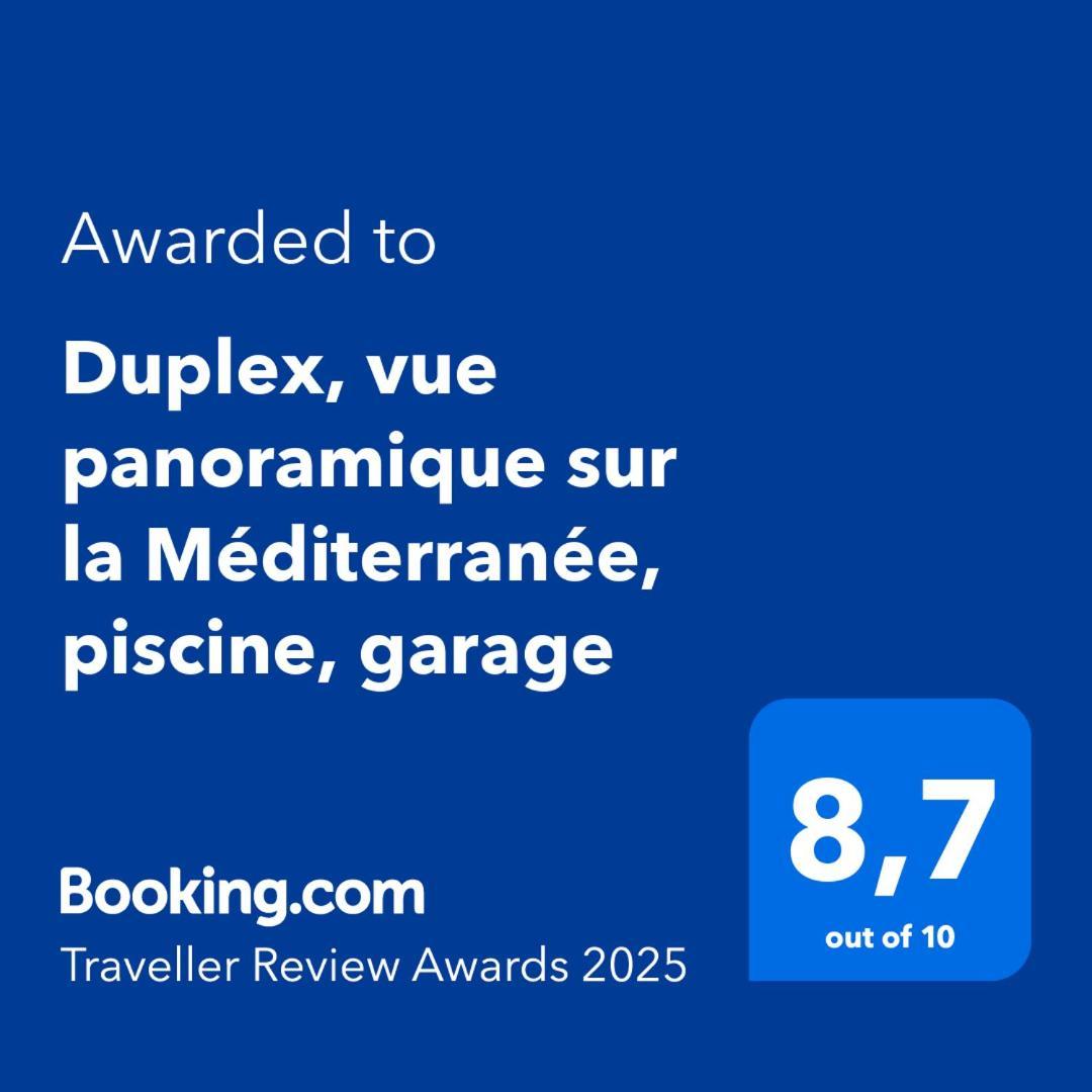 Duplex, Vue Panoramique Sur La Mediterranee, Piscine, Garage Saint-Raphaël Dış mekan fotoğraf